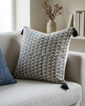 Blue paisley