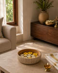 Fluted White Bowl  (Medium)