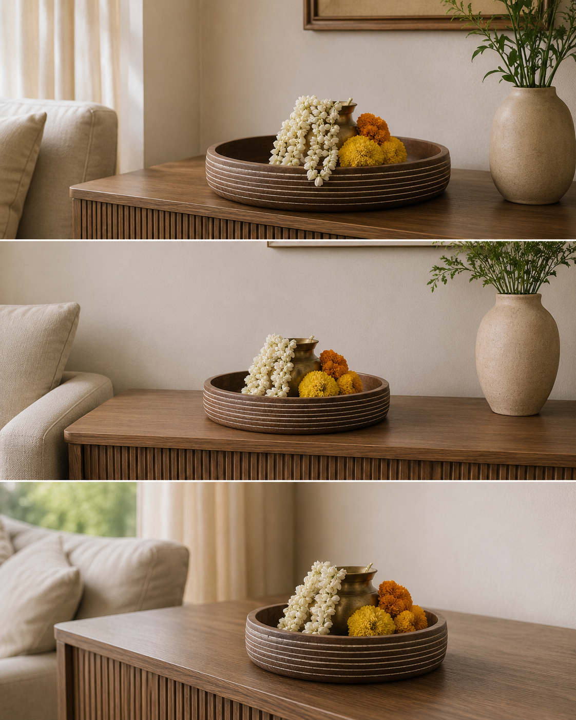 White Lines Tray  (Large)
