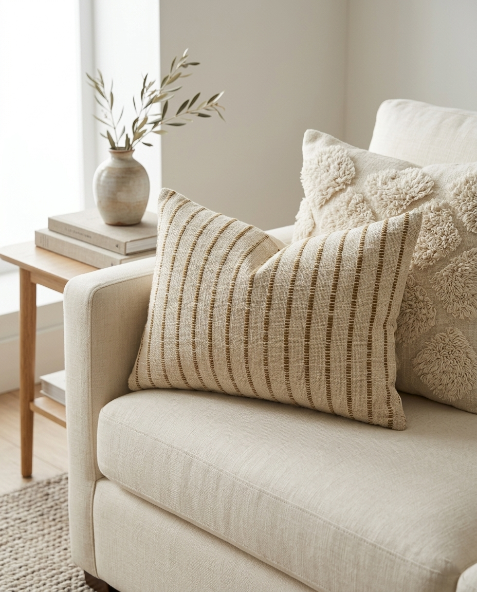 Earthy tone woven stripe