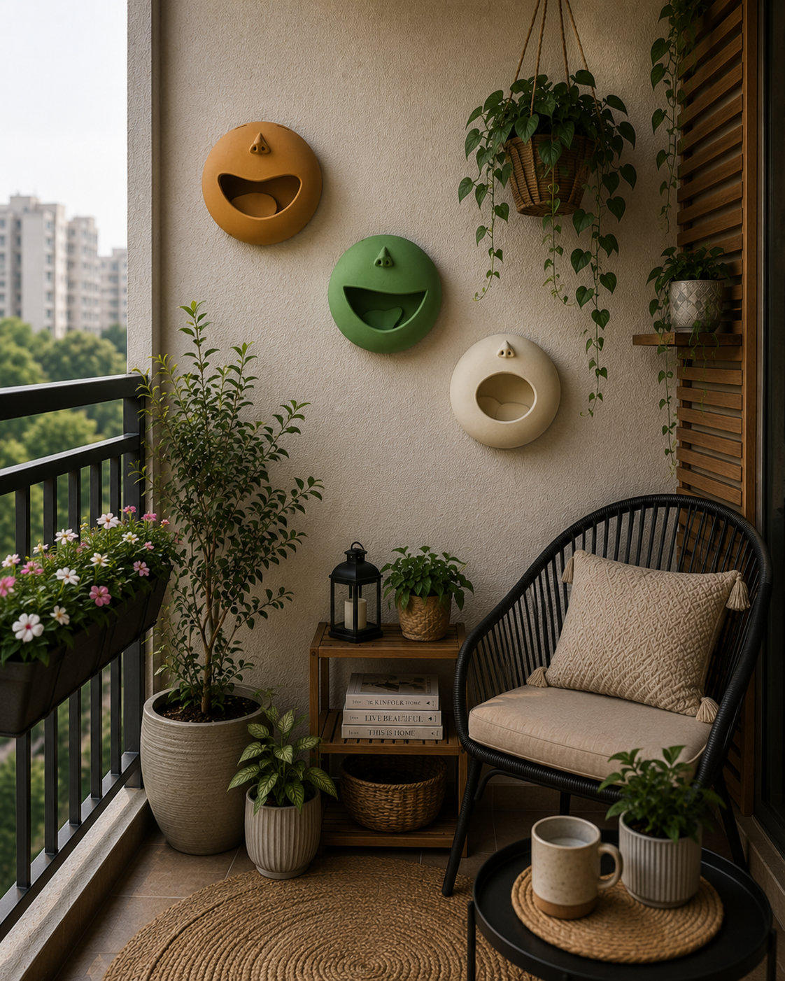 Happy Clay Face (Set of 3)