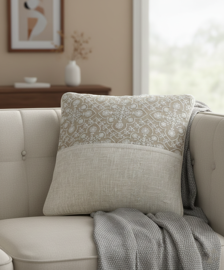 Linen lace - Beige