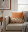 Linen lace - Brick red